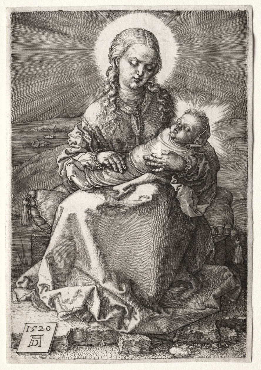 Die Jungfrau mit dem gewickelten Kind, 1520 von Albrecht Dürer