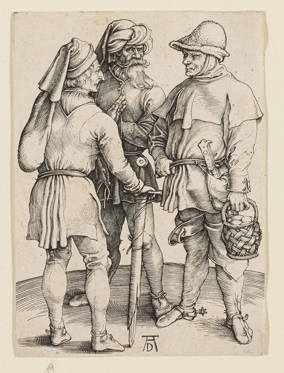 Drei Marktbauern von Albrecht Dürer