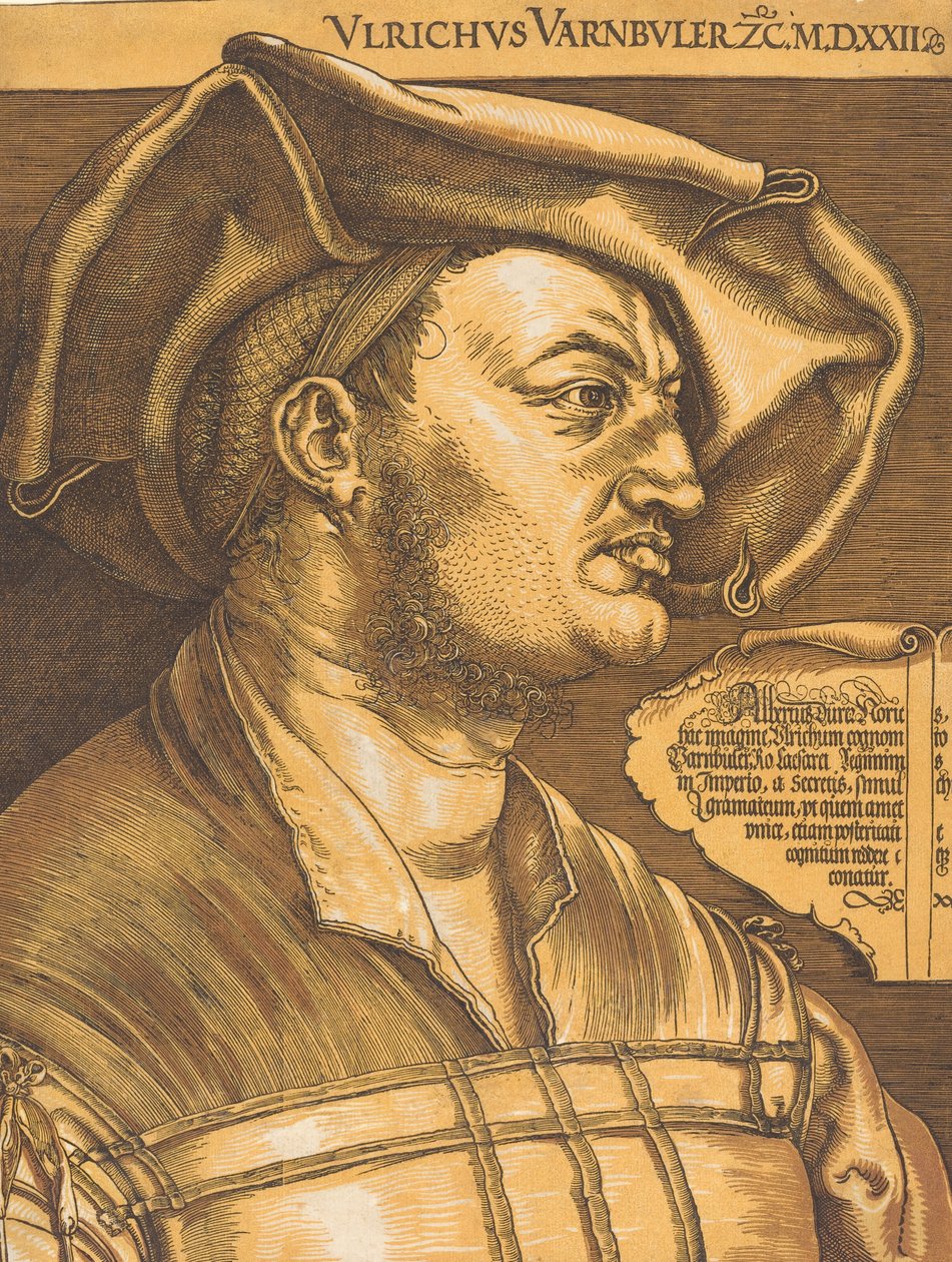 Ulrich Varnbüler, 1522 veröffentlicht ca. 1620 von Albrecht Dürer