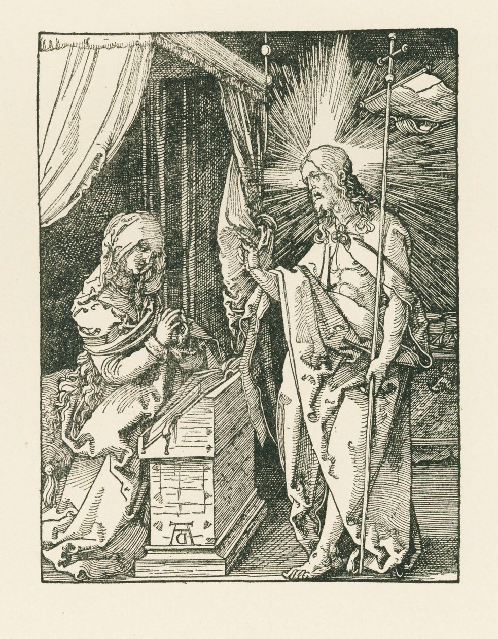 Christus erscheint seiner Mutter von Albrecht Dürer or Duerer