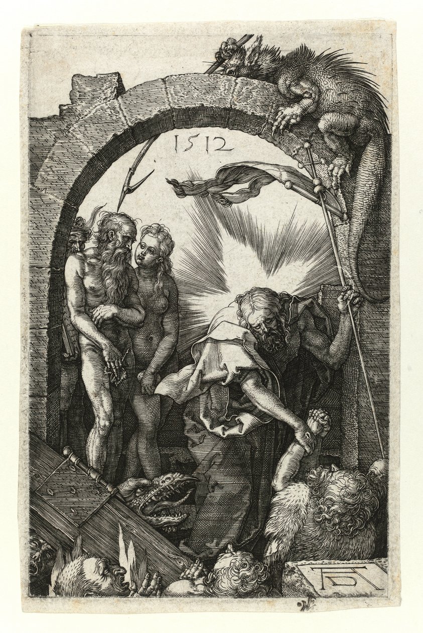 Christus in der Vorhölle (mit Adam und Eva) von Albrecht Dürer