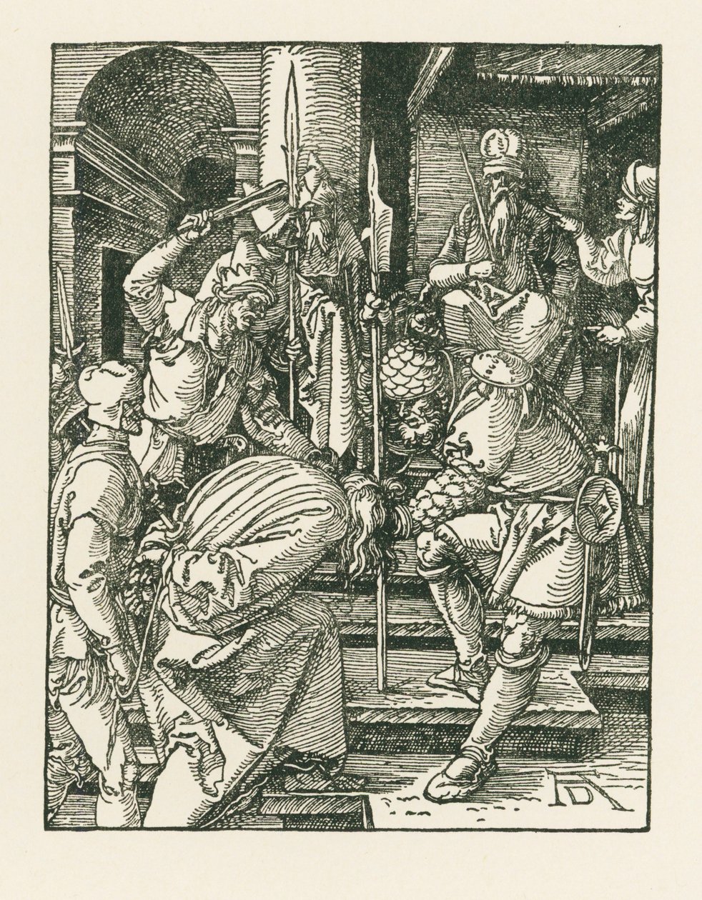 Christus vor Annas, um 1508-09 von Albrecht Dürer or Duerer