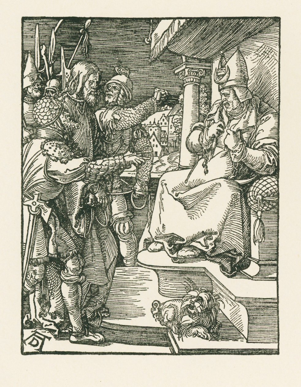 Christus vor Kaiphas von Albrecht Dürer or Duerer