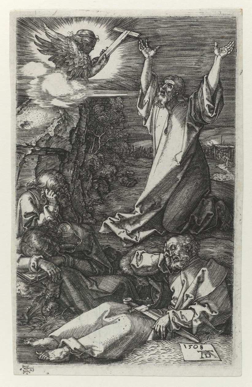 Christus im Garten der Olivenbäume von Albrecht Dürer