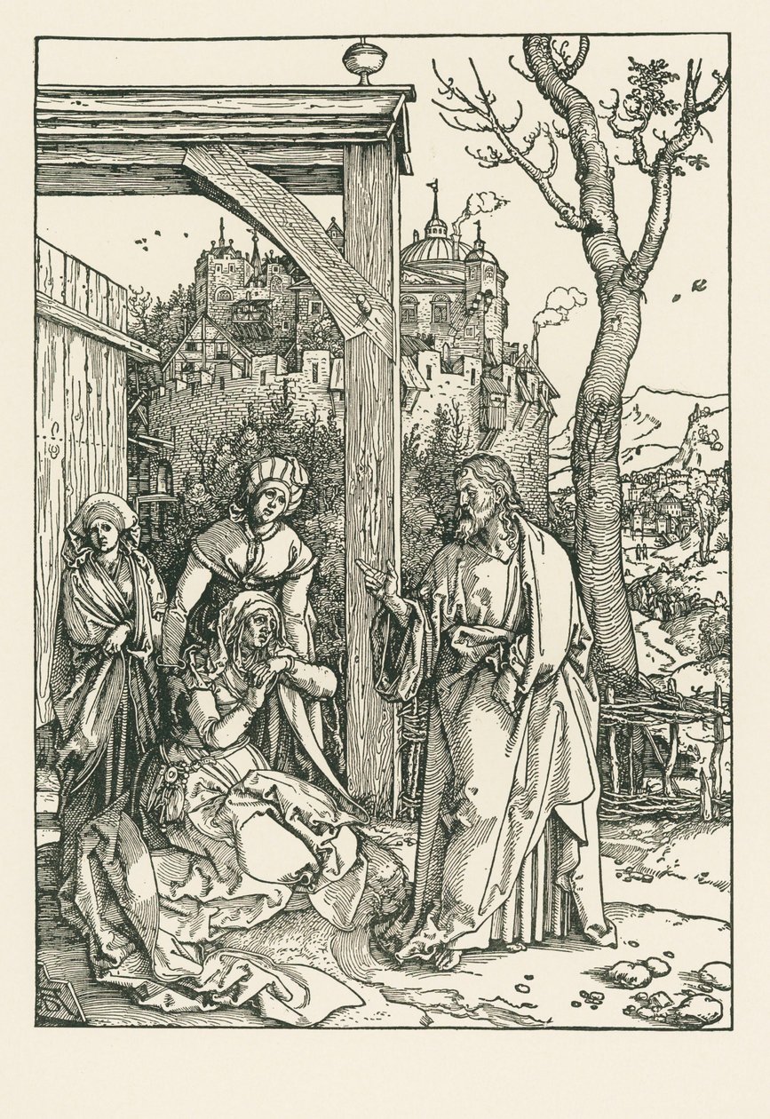 Christus nimmt Abschied von seiner Mutter von Albrecht Dürer or Duerer