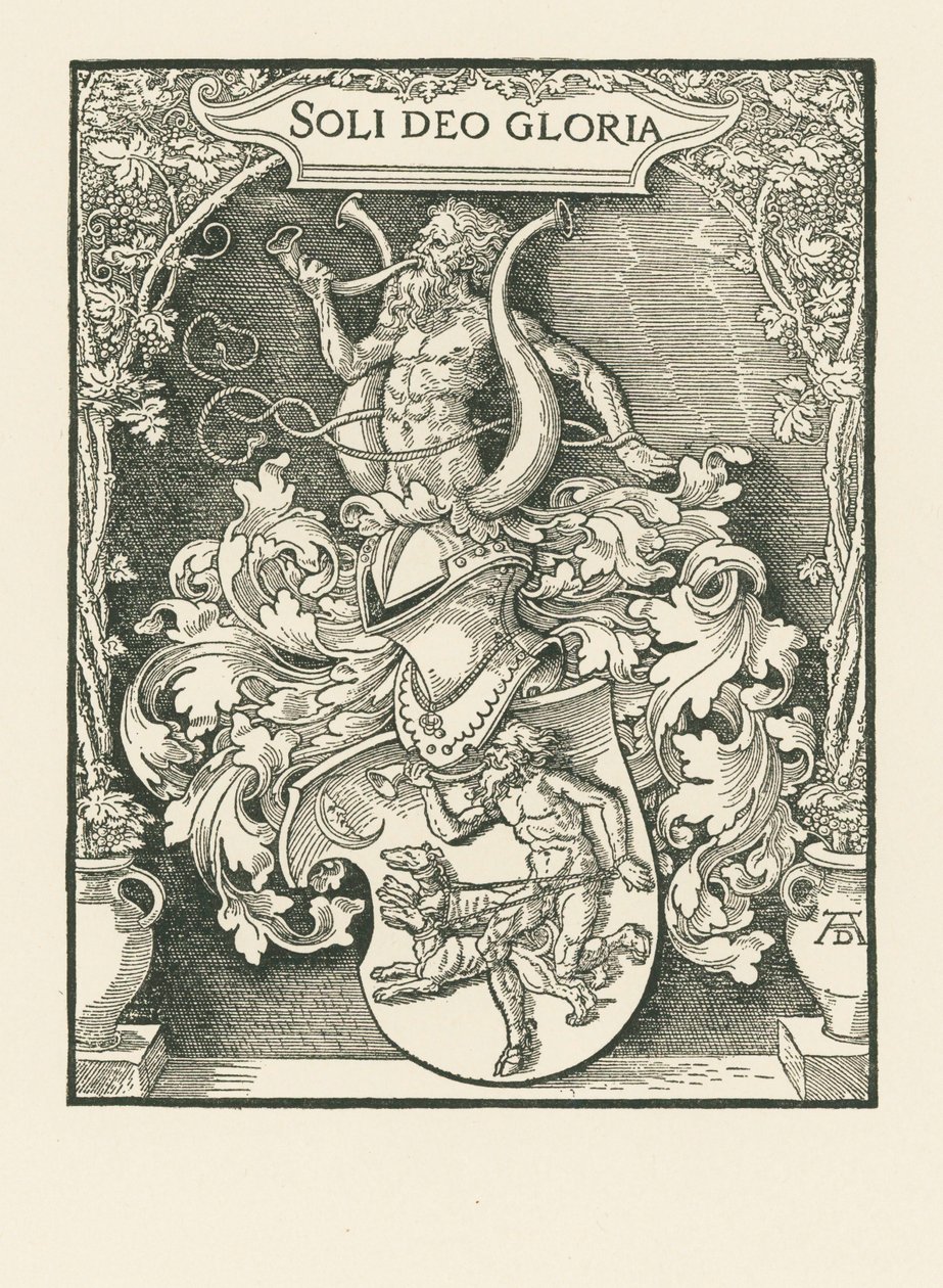 Wappen von Johann Tscherte, um 1518 von Albrecht Dürer or Duerer