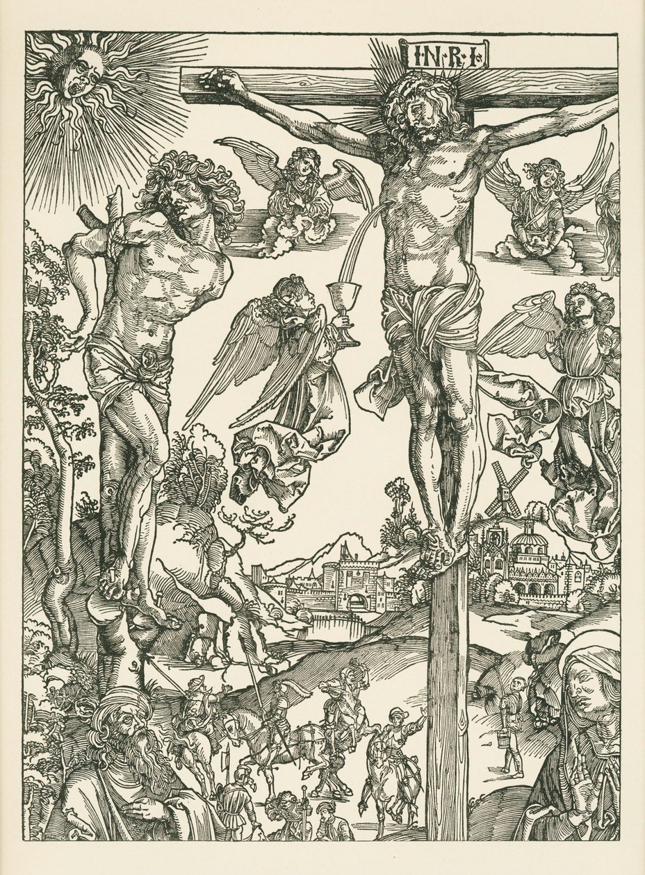 Kreuzigung (Das Große Kalvarienberg) von Albrecht Dürer or Duerer
