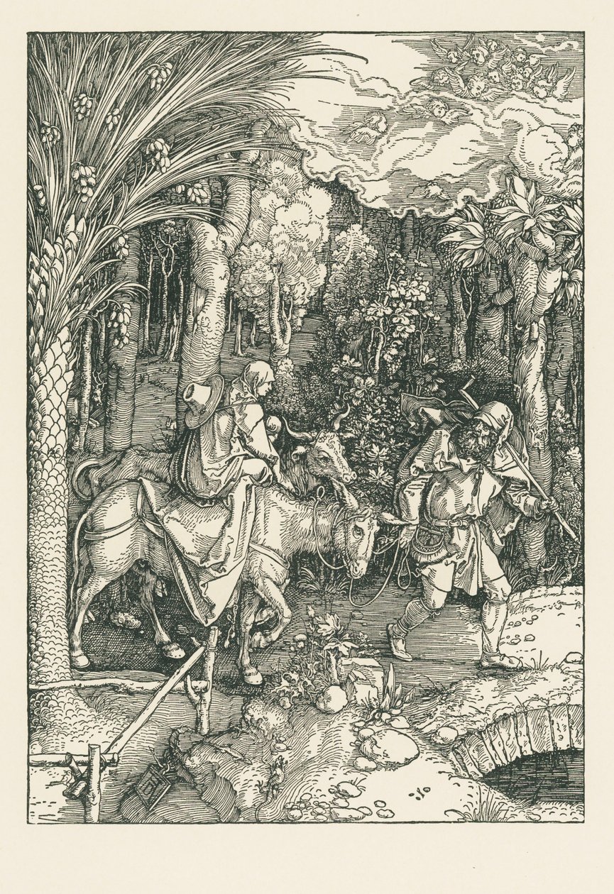 Flucht nach Ägypten, um 1504 von Albrecht Dürer or Duerer