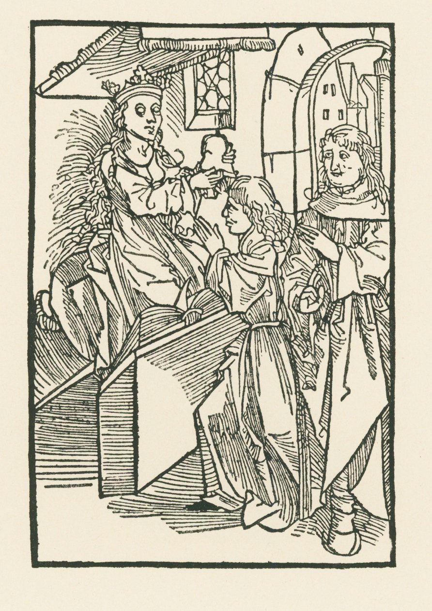 Illustration auf der Titelseite von "Oratio Cassandre Venete" von Albrecht Dürer or Duerer