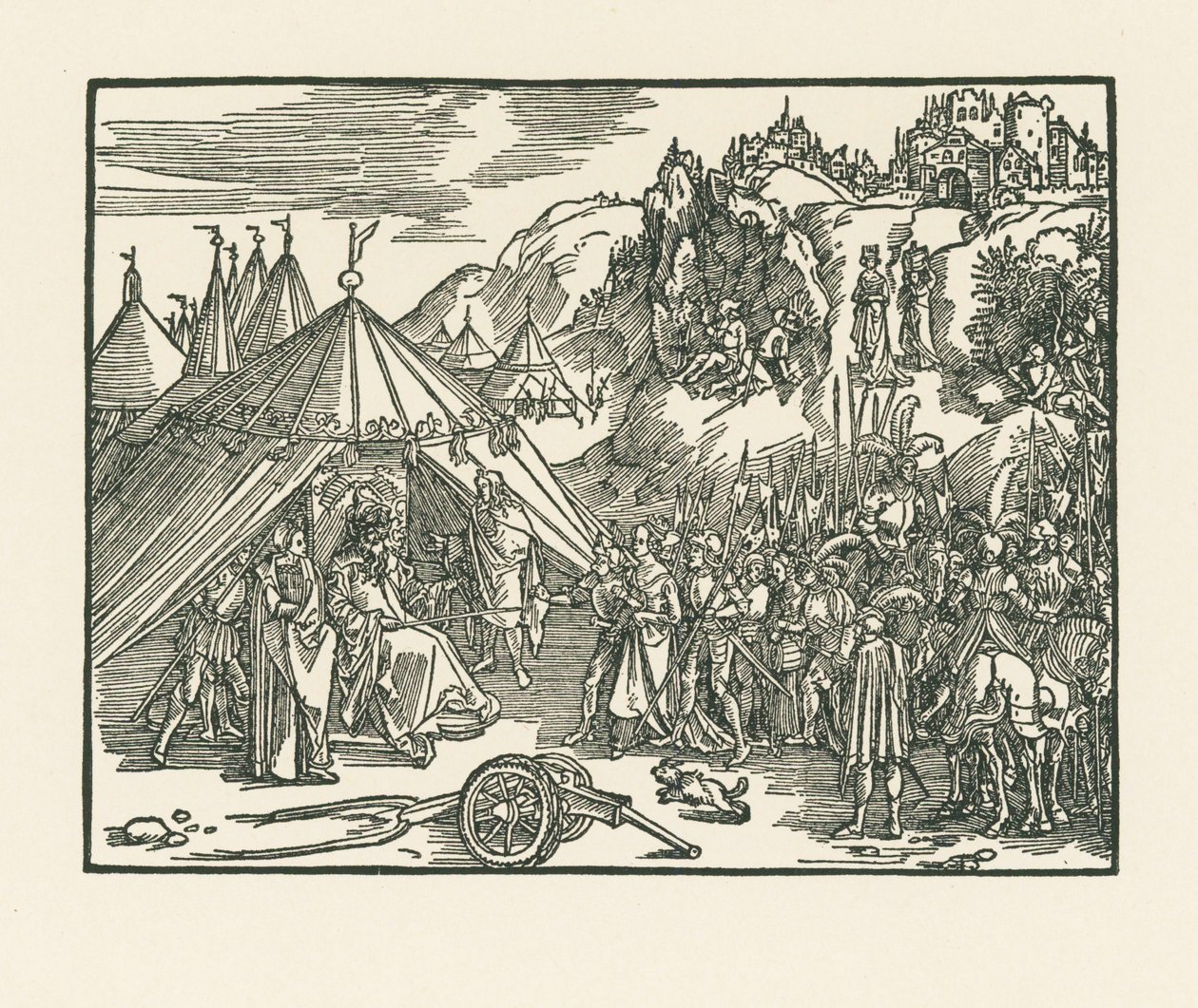 Judith wird ins Lager von Holofernes gebracht von Albrecht Dürer or Duerer