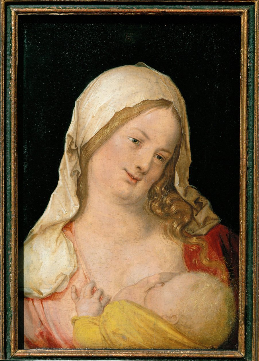 Madonna, die das Kind stillt von Albrecht Dürer or Duerer