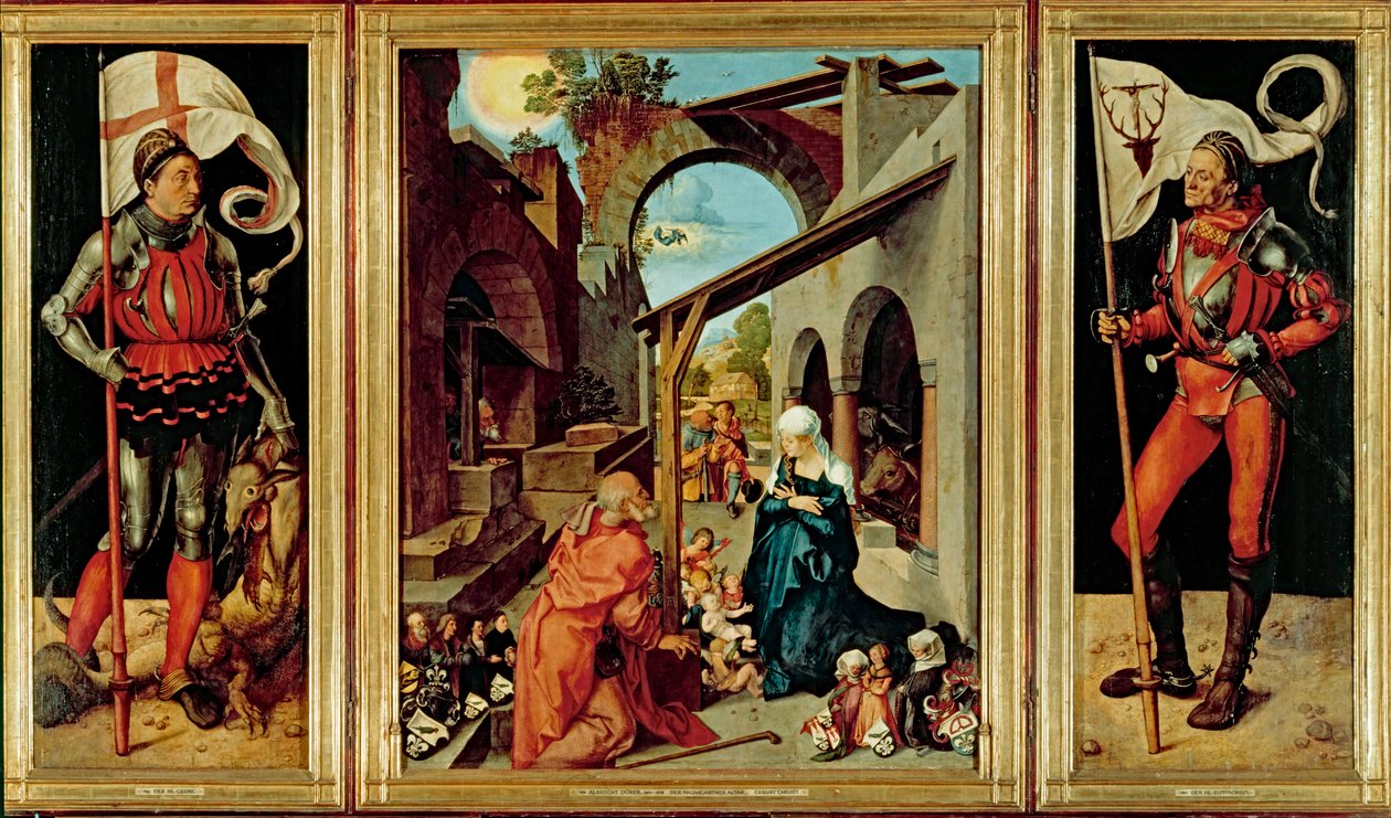Paumgartner Altar, um 1500 von Albrecht Dürer or Duerer