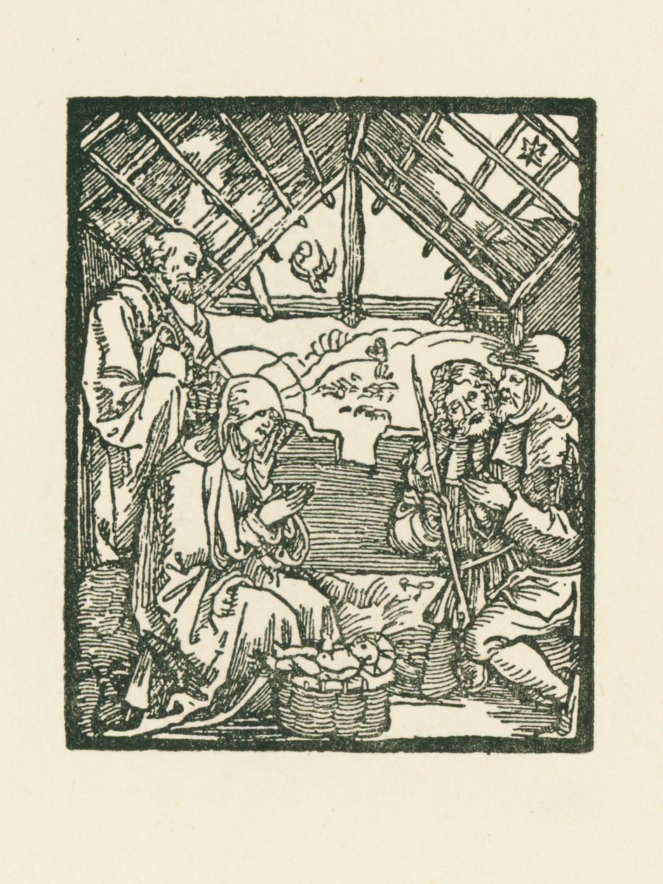 Die Anbetung der Hirten von Albrecht Dürer or Duerer