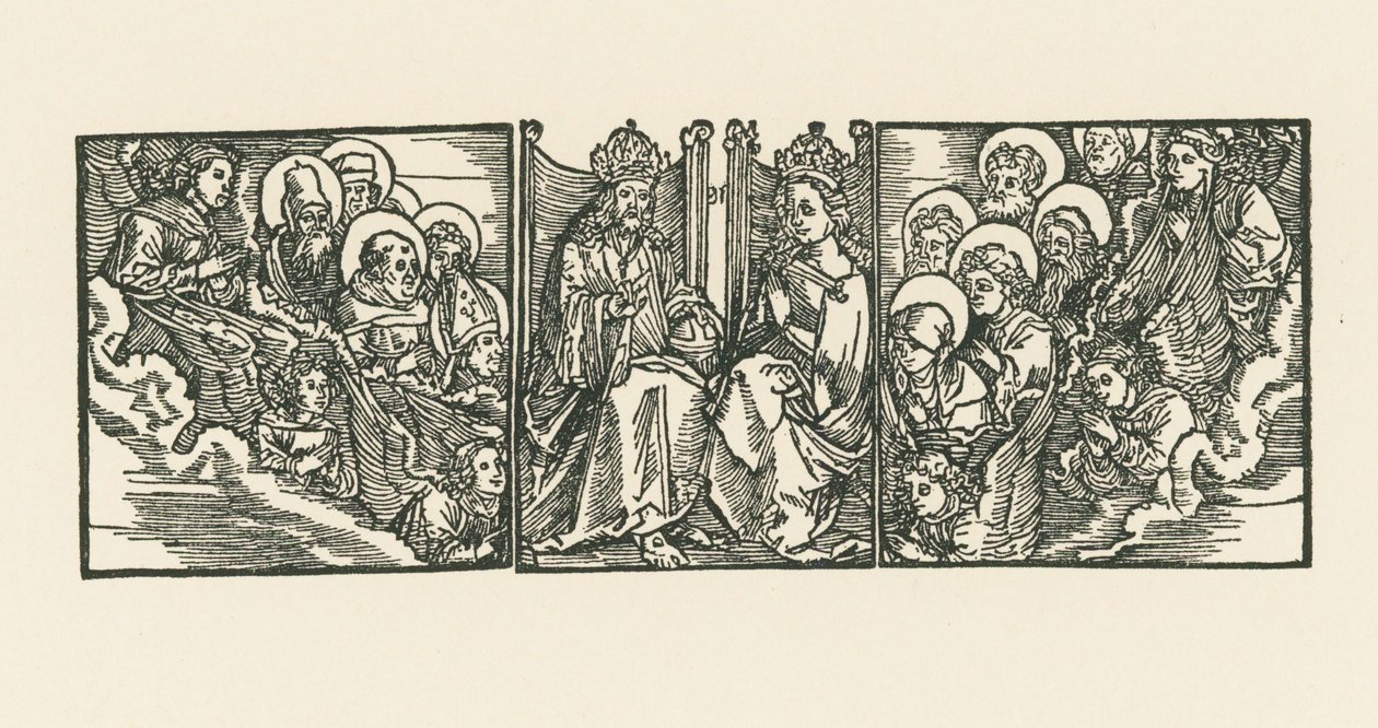 Die Krönung der Jungfrau von Albrecht Dürer or Duerer