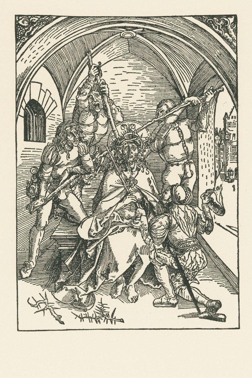 Die Krönung mit Dornen von Albrecht Dürer or Duerer
