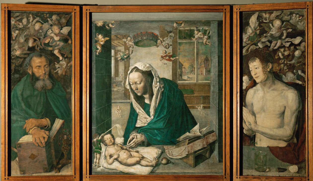 Der Dresdner Altar, um 1496 von Albrecht Dürer or Duerer