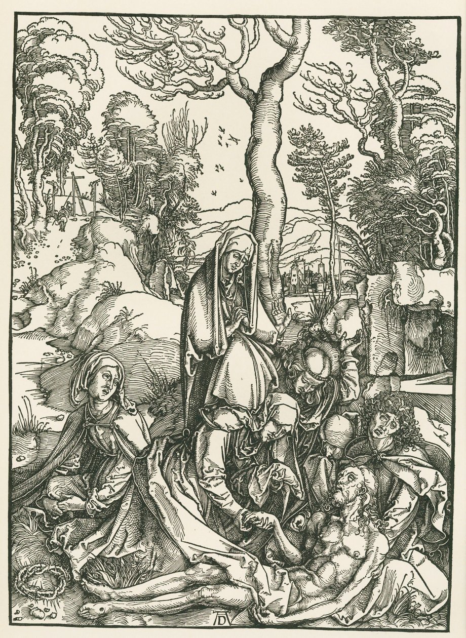 Die Beweinung Christi, um 1498-99 von Albrecht Dürer or Duerer