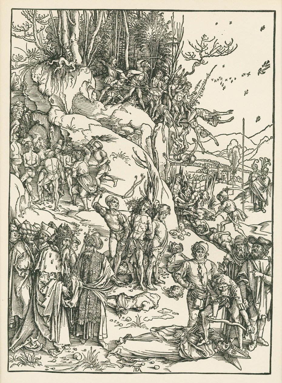 Das Martyrium der Zehntausend von Albrecht Dürer or Duerer
