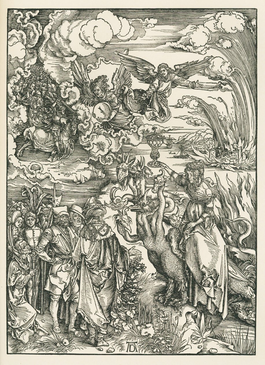 Die Hure von Babylon. Die Offenbarung des Heiligen Johannes von Albrecht Dürer or Duerer