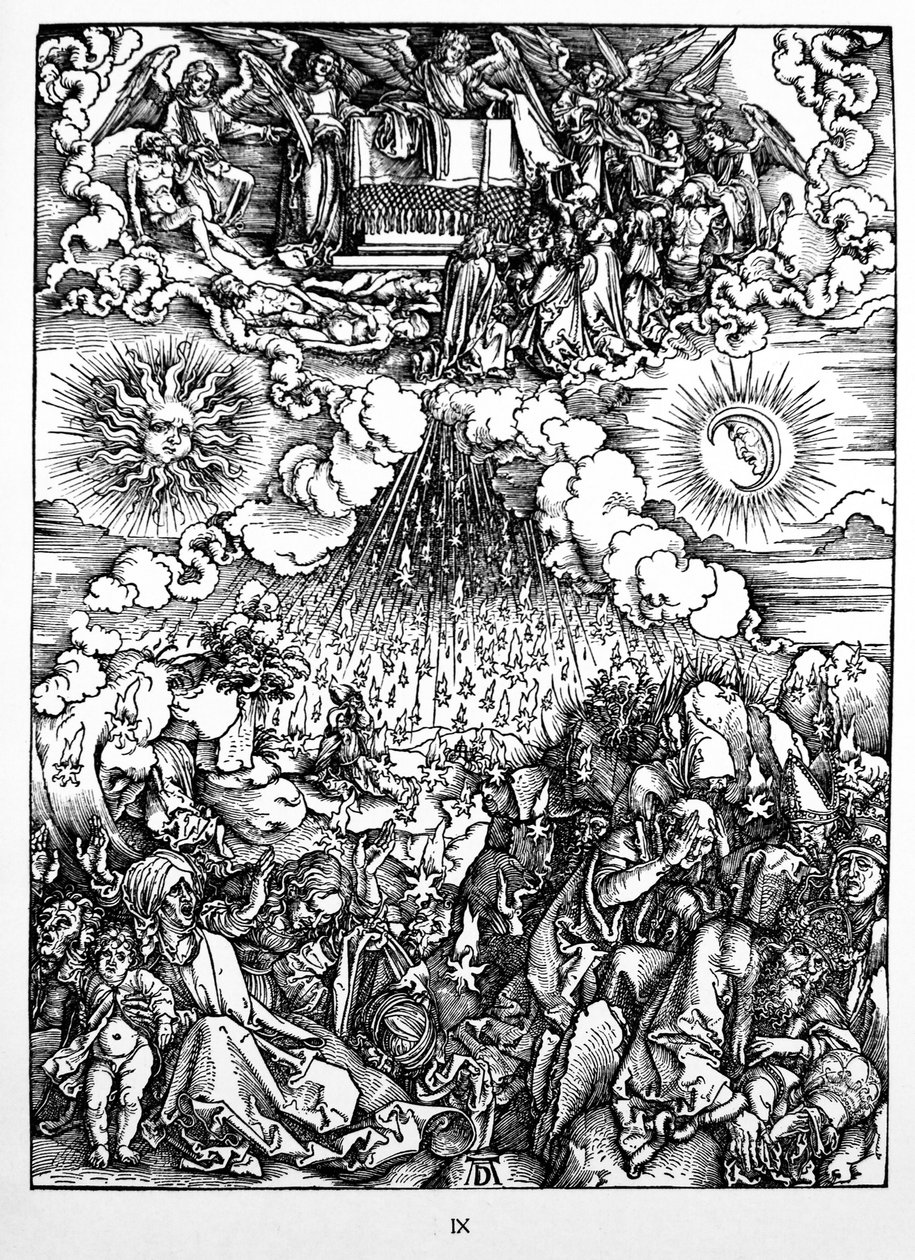 Die Öffnung des fünften und sechsten Siegels von Albrecht Dürer or Duerer