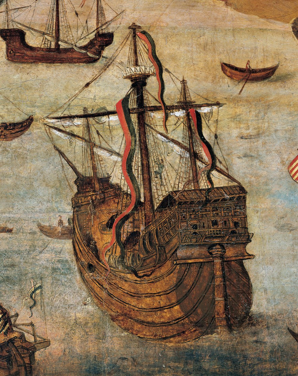 Spanische Karavelle (Detail) von Alejo Fernandez