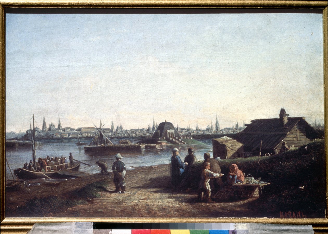 Ansicht der Stadt Kasan an der Wolga in Russland von Aleksei Petrovich Bogolyubov