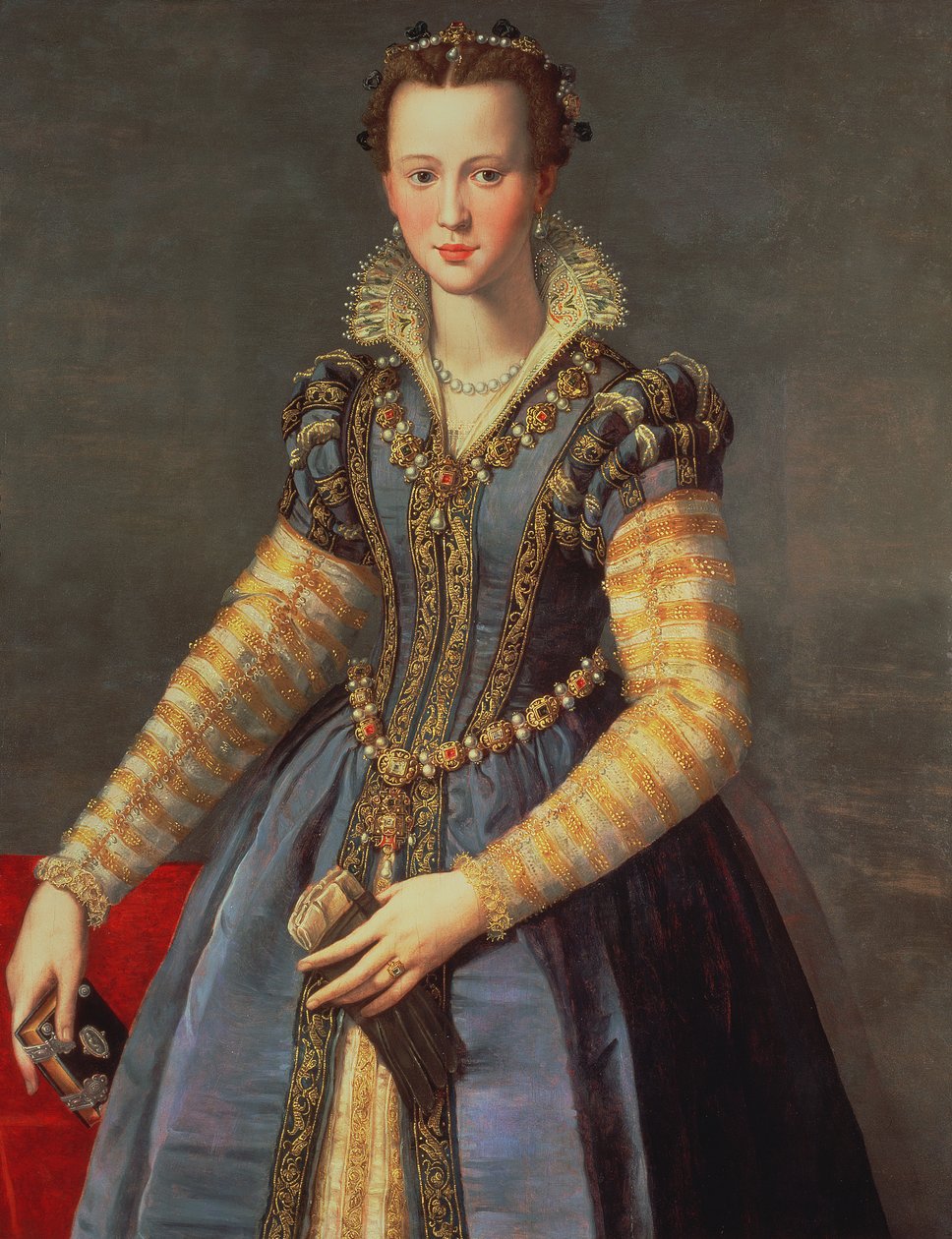 Marie de Medici (1573-1642), Ehefrau von Heinrich IV. von Frankreich (1553-1610) von Alessandro Allori