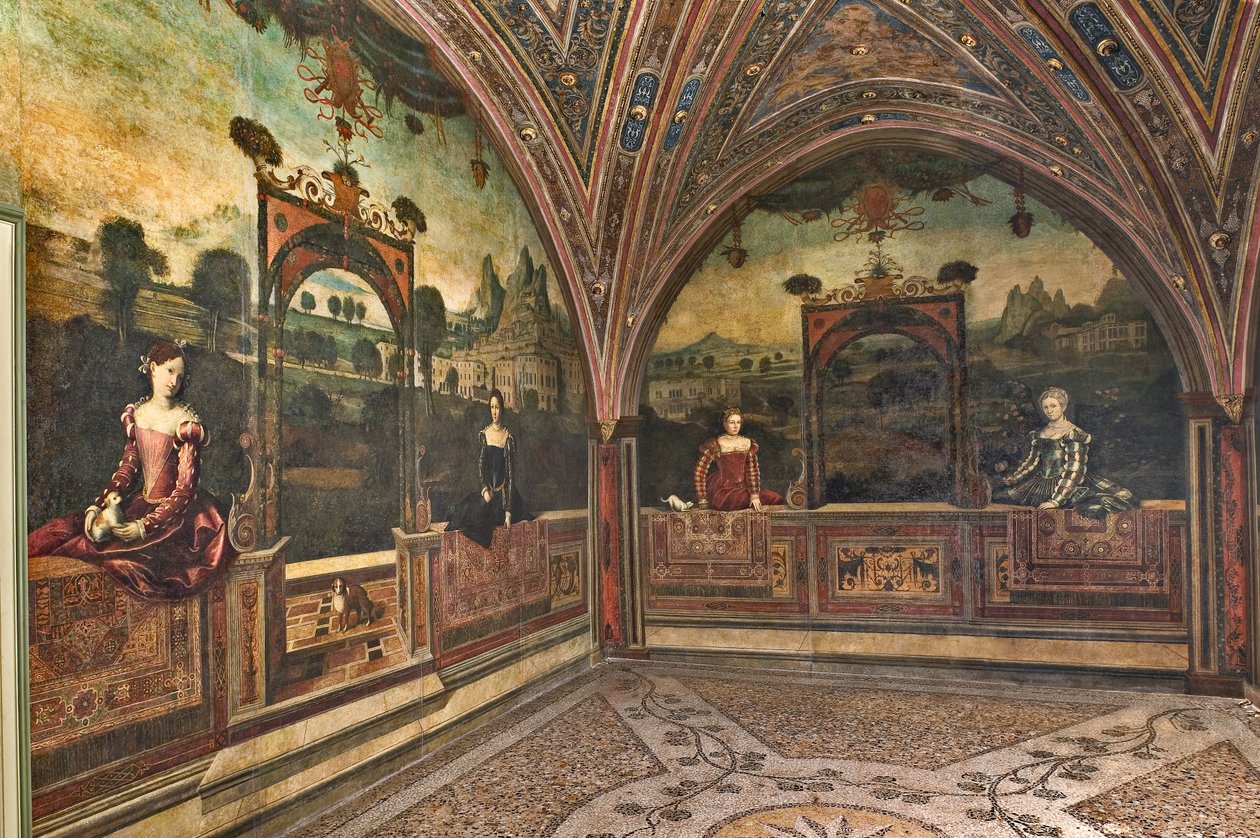 Kleiner Raum der Edlen Damen von Alessandro Bonvicino Moretto