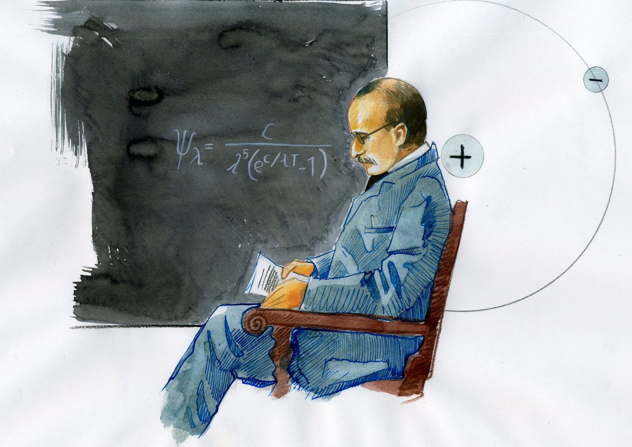 Max Planck, deutscher Physiker von Alessandro Lonati