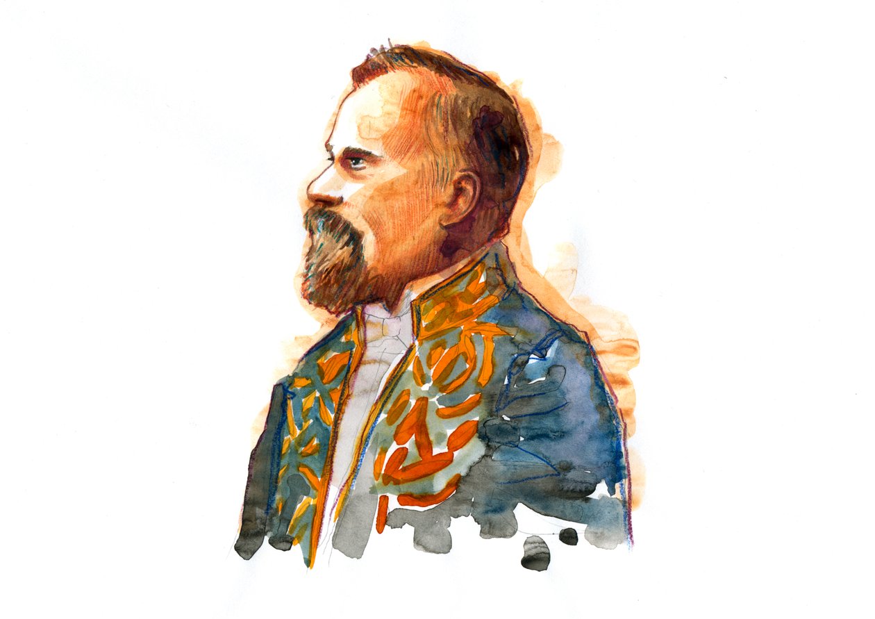 Porträt von Raymond Poincare (1860-1934) circa 1914 im Kostüm der Ehrenlegion von Alessandro Lonati