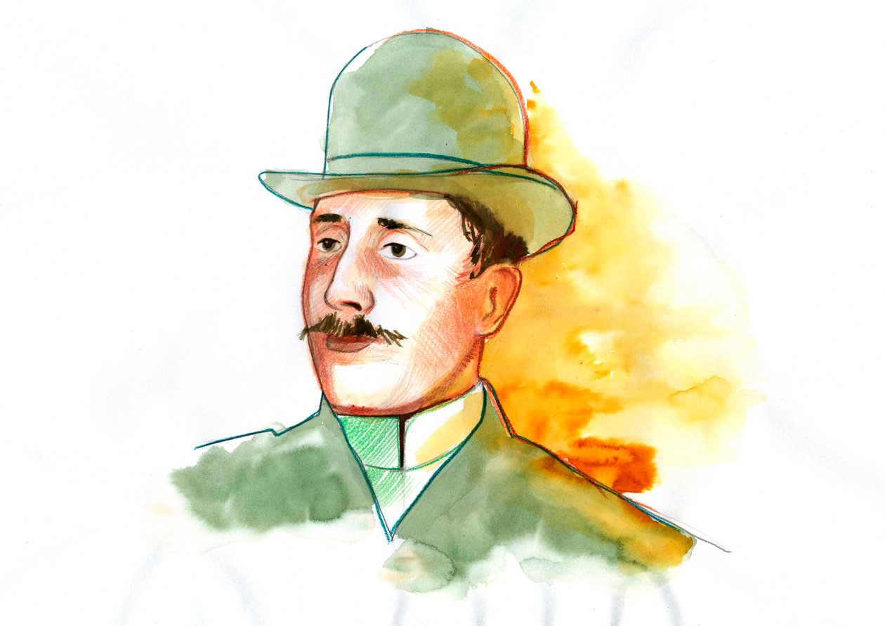 Porträt des Dichters Guillaume Apollinaire (1880-1918) von Alessandro Lonati