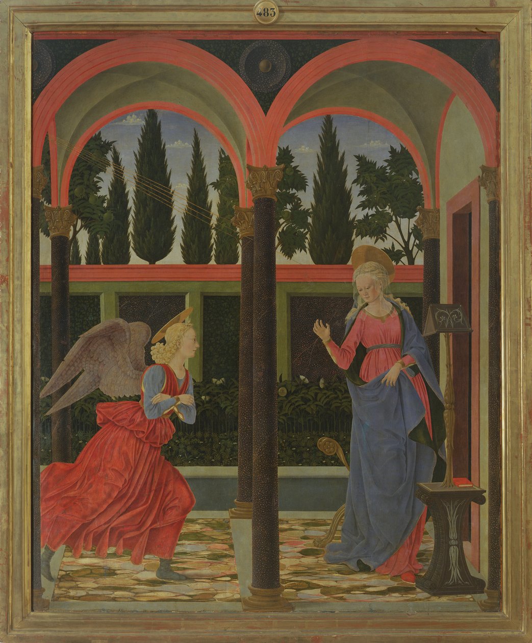 Verkündigung von Alessio Baldovinetti