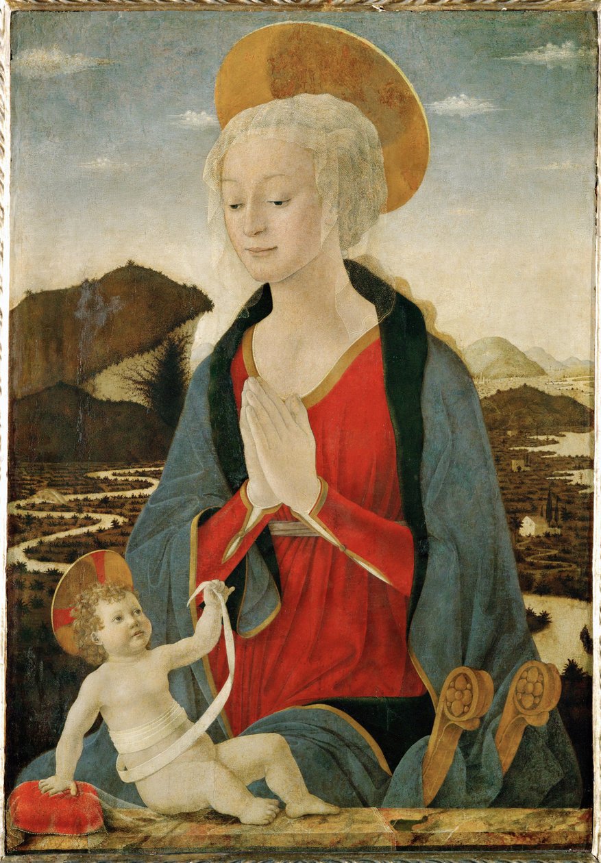 Madonna und Kind von Alessio Baldovinetti
