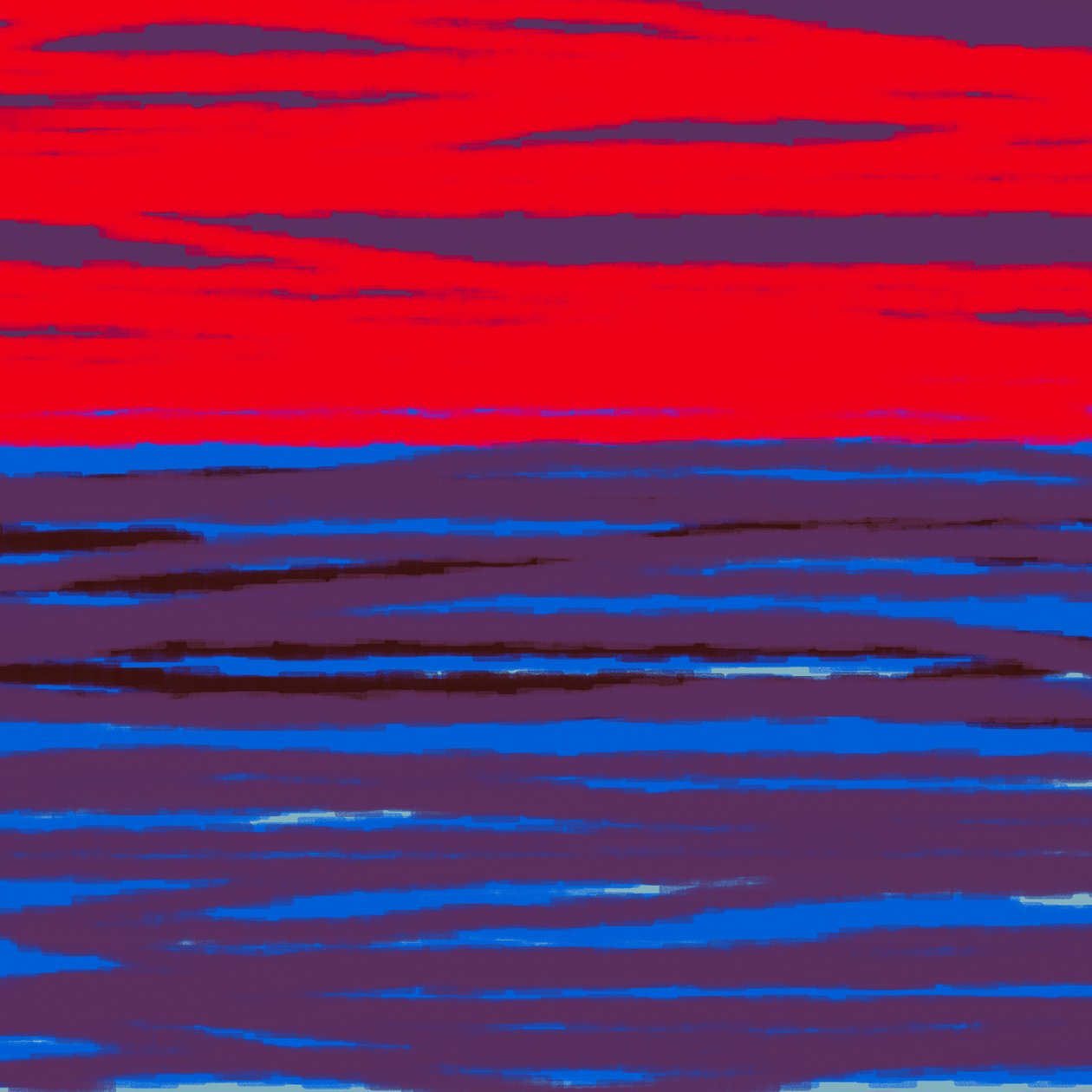 Sonnenuntergang am Schwarzen Meer, 2015 von Alex Caminker