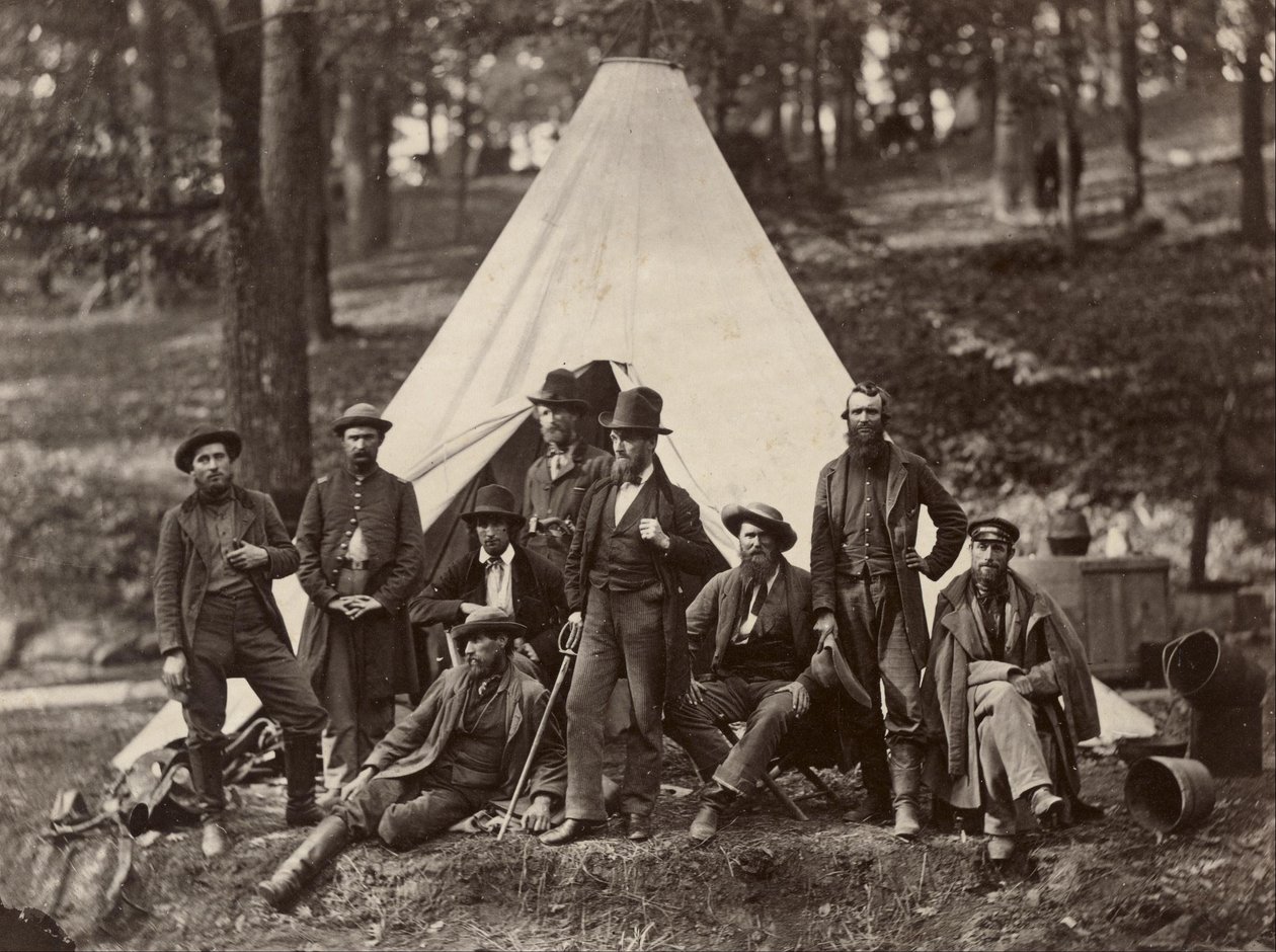 Gruppe von Führern der Armee des Potomac von Alexander Gardner