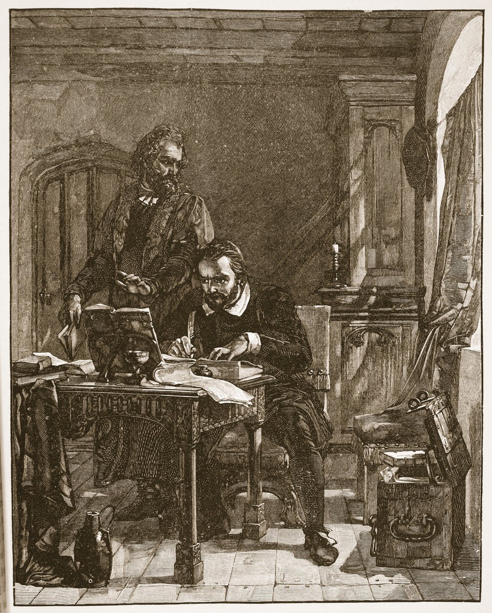 Tyndale übersetzt die Bibel, Illustration aus 