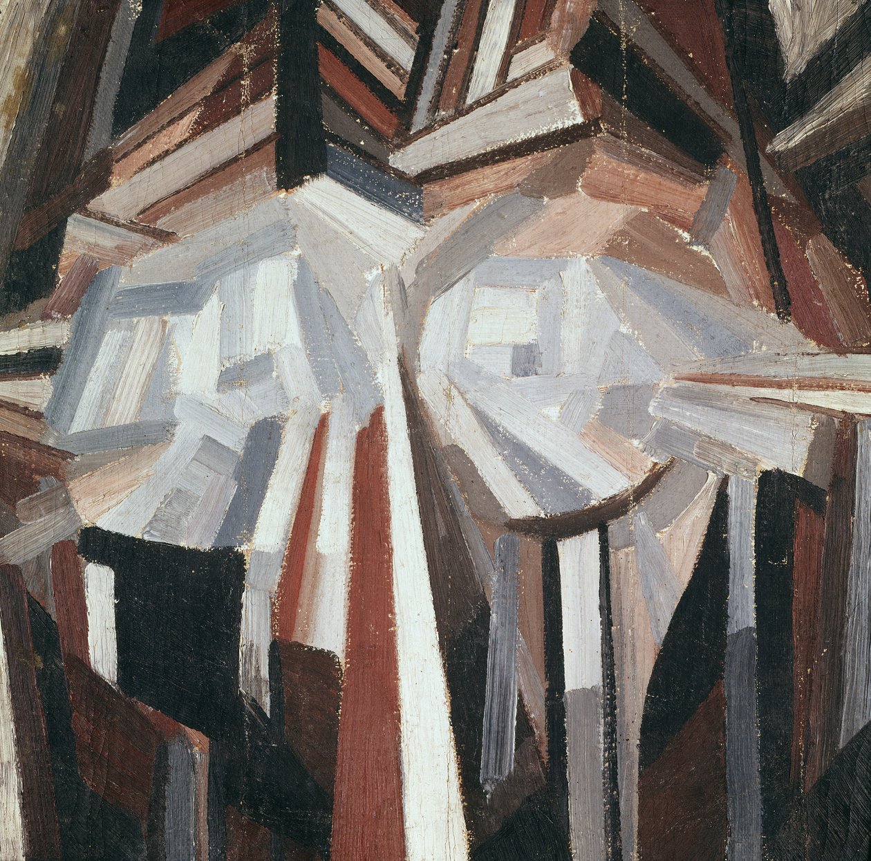 Kubistischer Kopf, 1914-15 von Alexander Bogomazov
