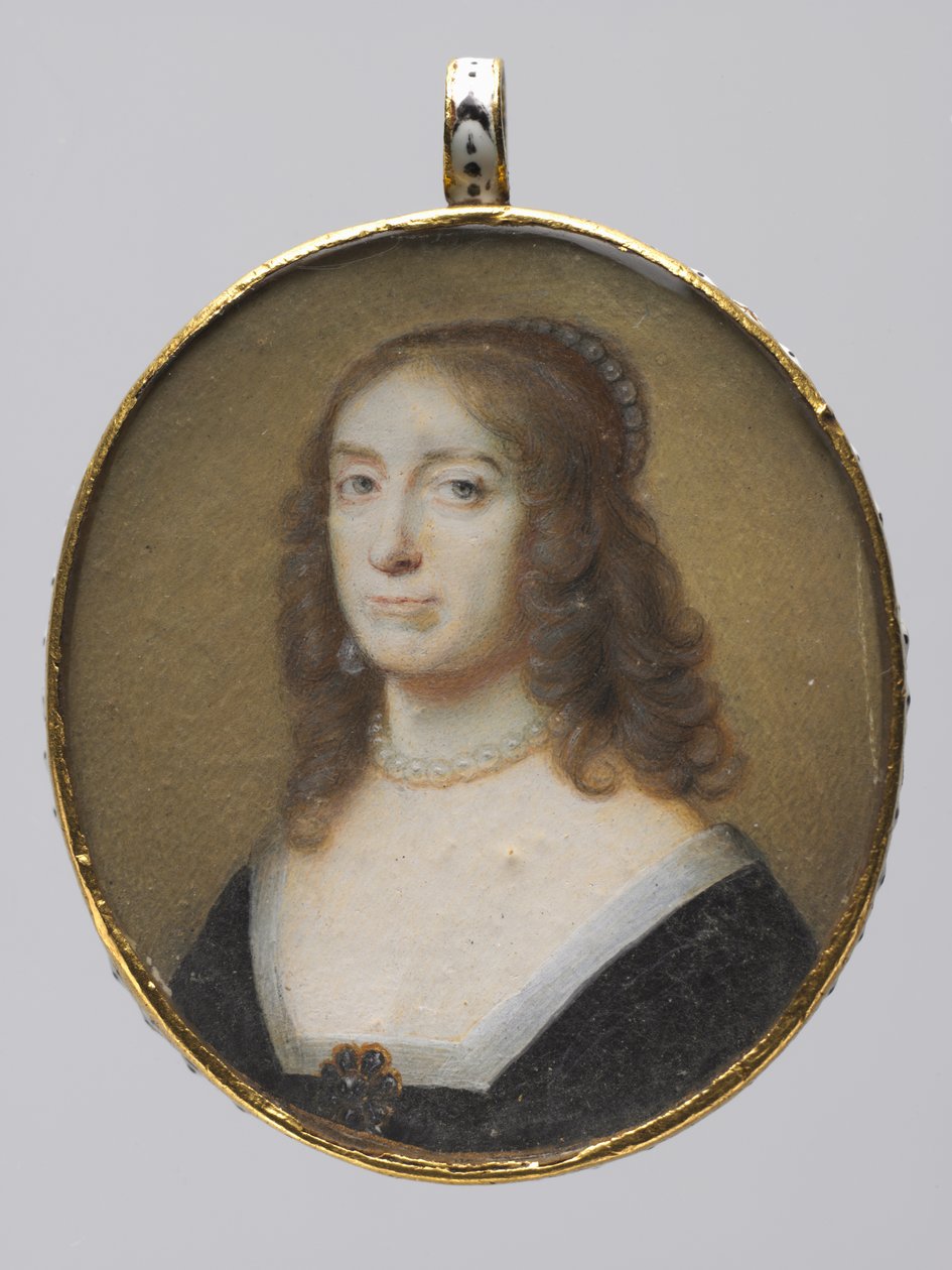 Porträt von Elizabeth Stuart, Kurfürstin von der Pfalz und Königin von Böhmen, 1630er von Alexander Cooper