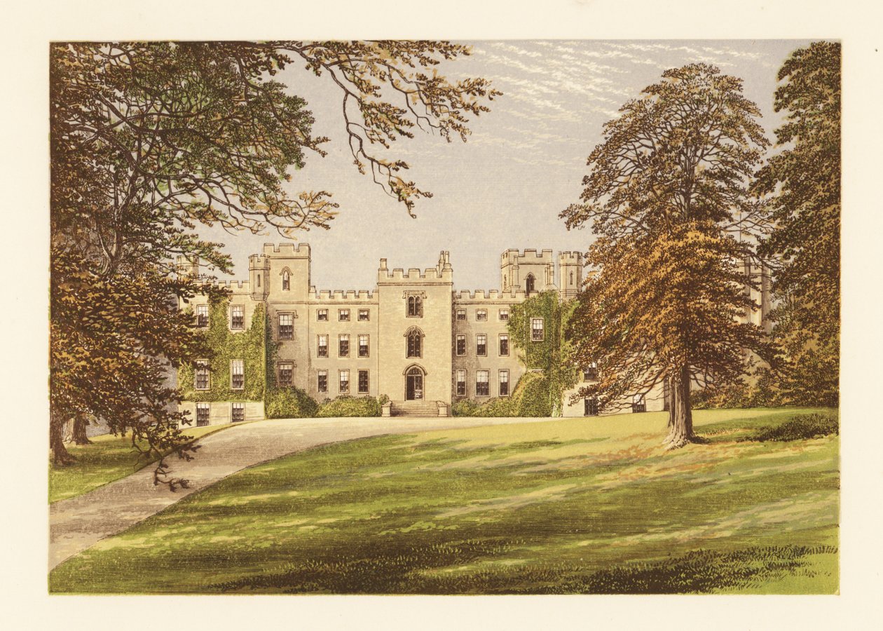 Mulgrave Castle, Yorkshire, England von Alexander Francis (after) Lydon