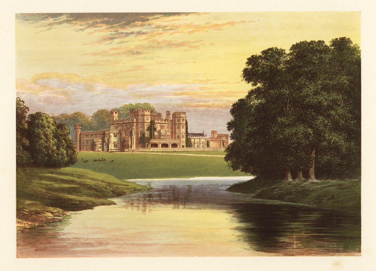 Sundorne Castle, Shropshire, England von Alexander Francis (after) Lydon