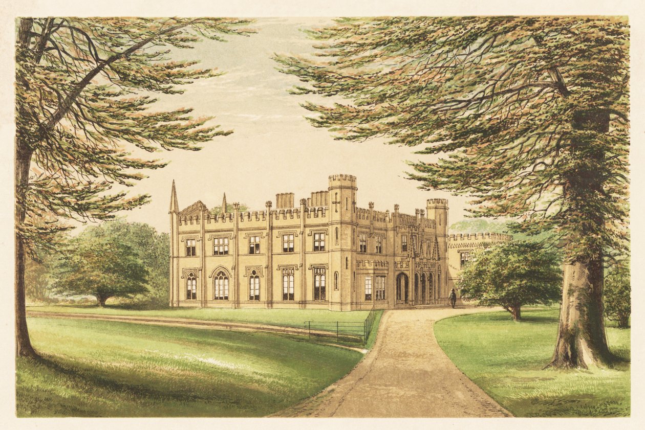 Thrybergh Park, Yorkshire, England. 1880 (Gravur) von Alexander Francis (after) Lydon