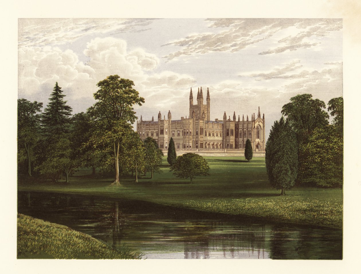 Toddington Manor, Gloucestershire, England von Alexander Francis (after) Lydon