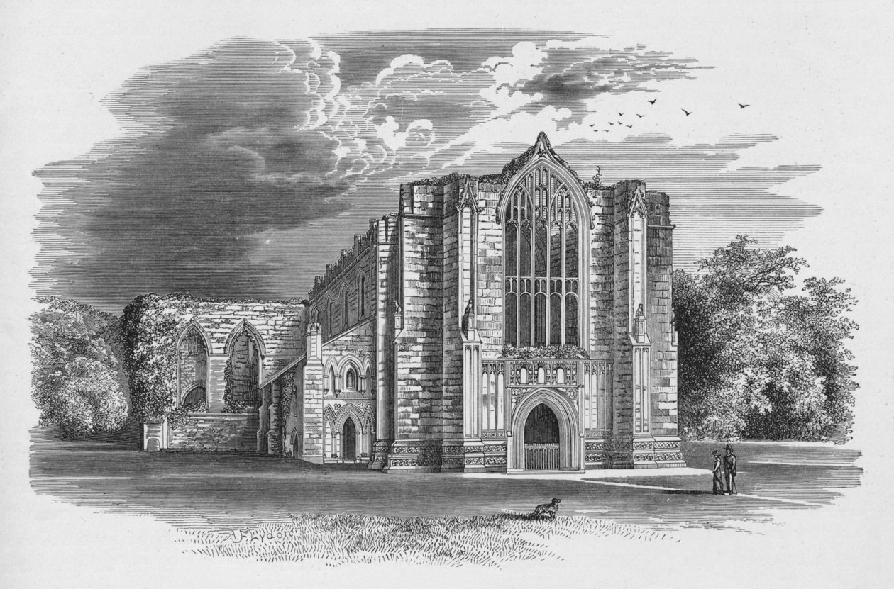 Von Westen, Bolton Priory, ca. 1880, 1897 von Alexander Francis Lydon