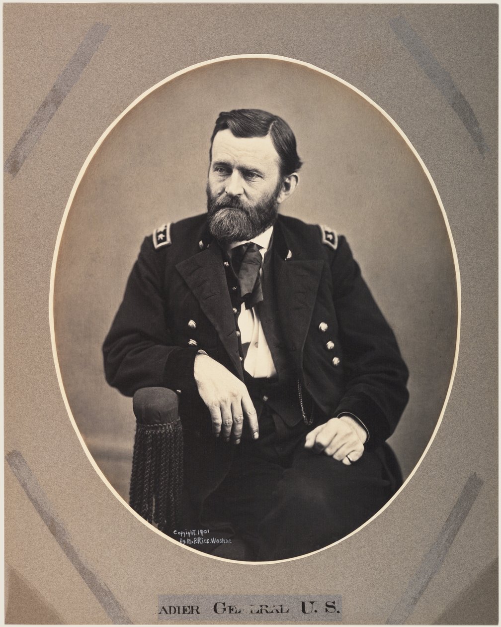 Platin-Reis-Druck von Ulysses S. Grant, 1865, gedruckt 1901 von Alexander Gardner