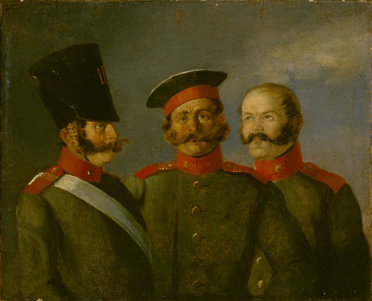 Zaren Nikolaus I. Leibgarde, zweites Viertel des 19. Jahrhunderts von Alexander Ivanovich Sauerweid