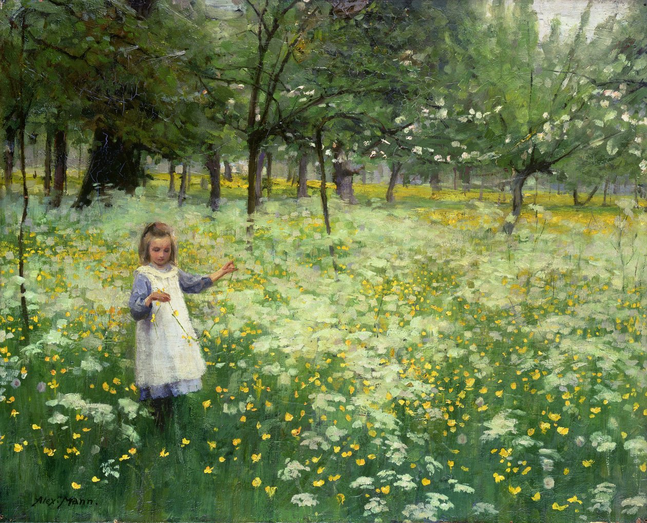 Silber und Gold aufsammeln, 1906 von Alexander Mann