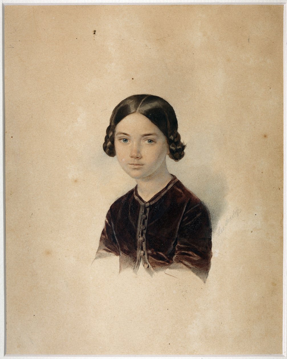 Porträt von Sofia Alexandrovna Briullowa von Alexander Petrovich Sokolov