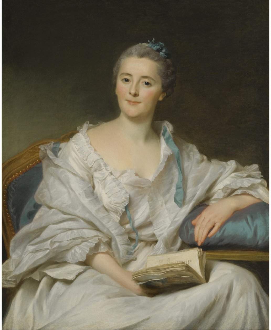 Porträt der Marquise de Marigny von Alexander Roslin