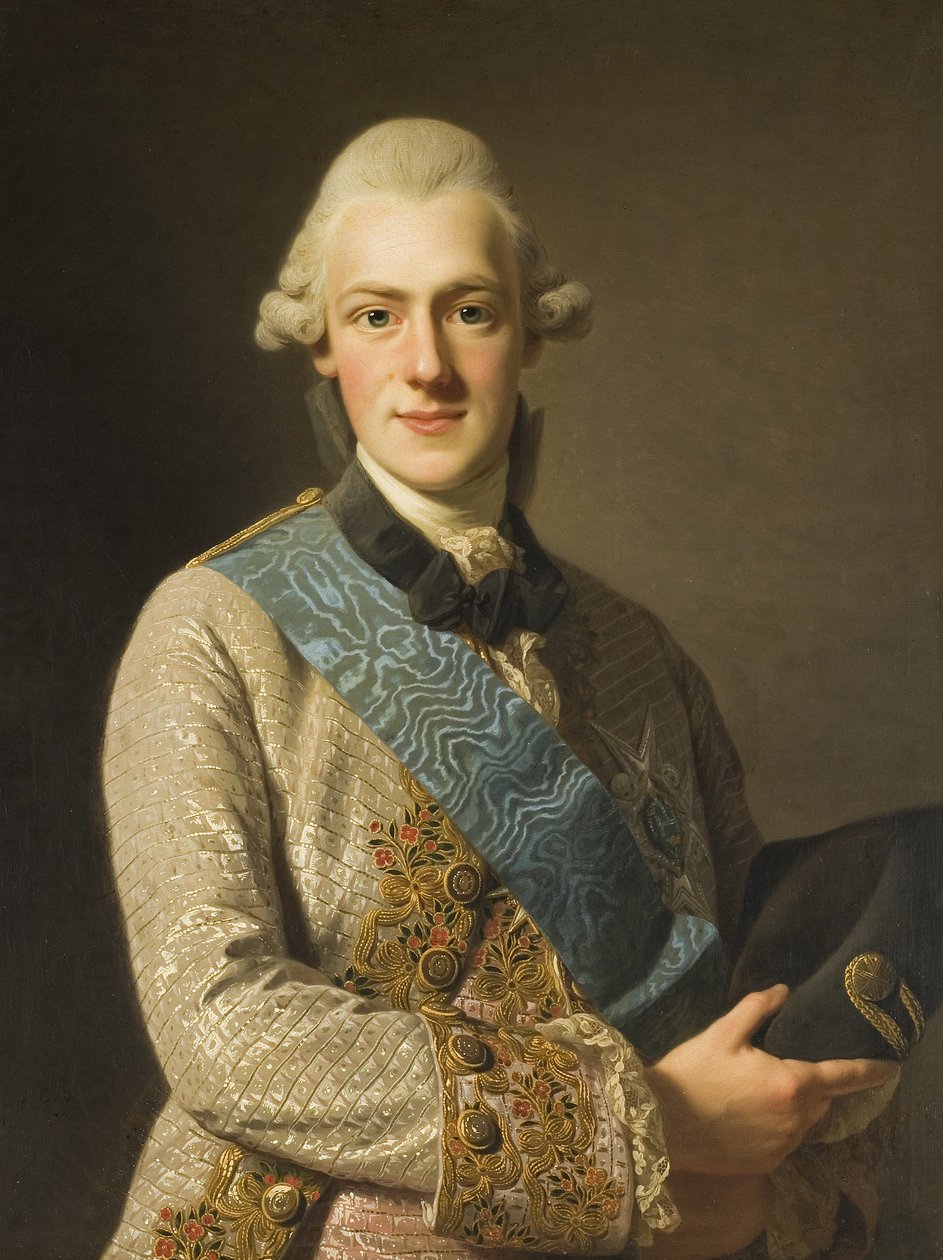 Herzog Fredrik Adolf, Bruder von Gustav III. von Alexander Roslin
