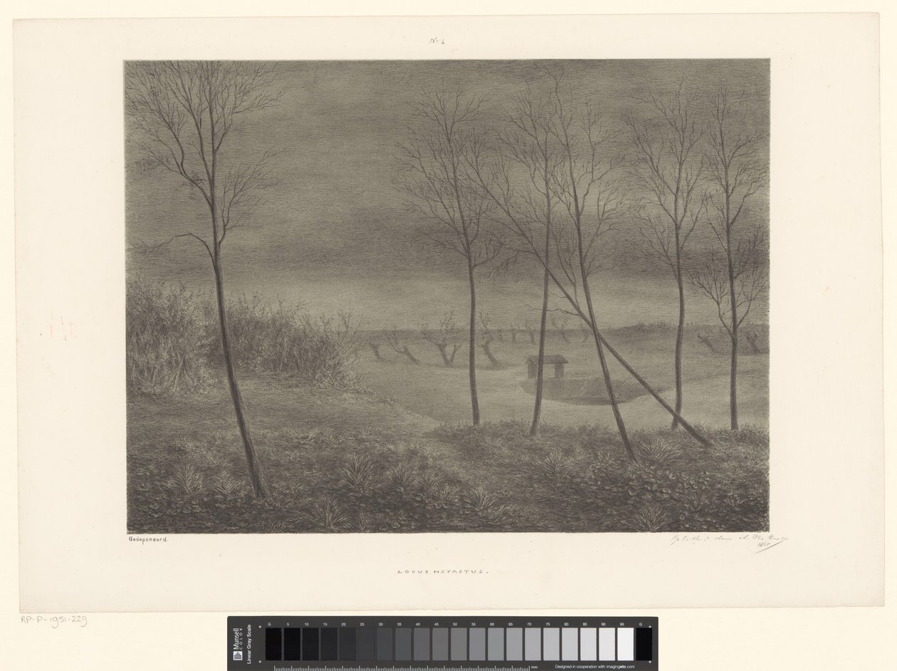 Landschaft bei Nacht von Alexander Ver Huell (signed by artist)